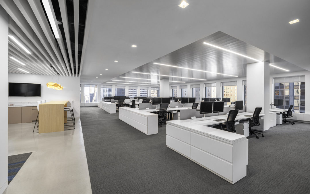 Interior Design Firm, MADGI Designs HQ for a Global Financial Group at LEED Gold Certified 280 Park Avenue in Manhattan